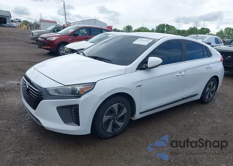 2018 Hyundai Ioniq Hybrid Sel z USA, uszkodzony, nr VIN KMHC75LC0JU064220
